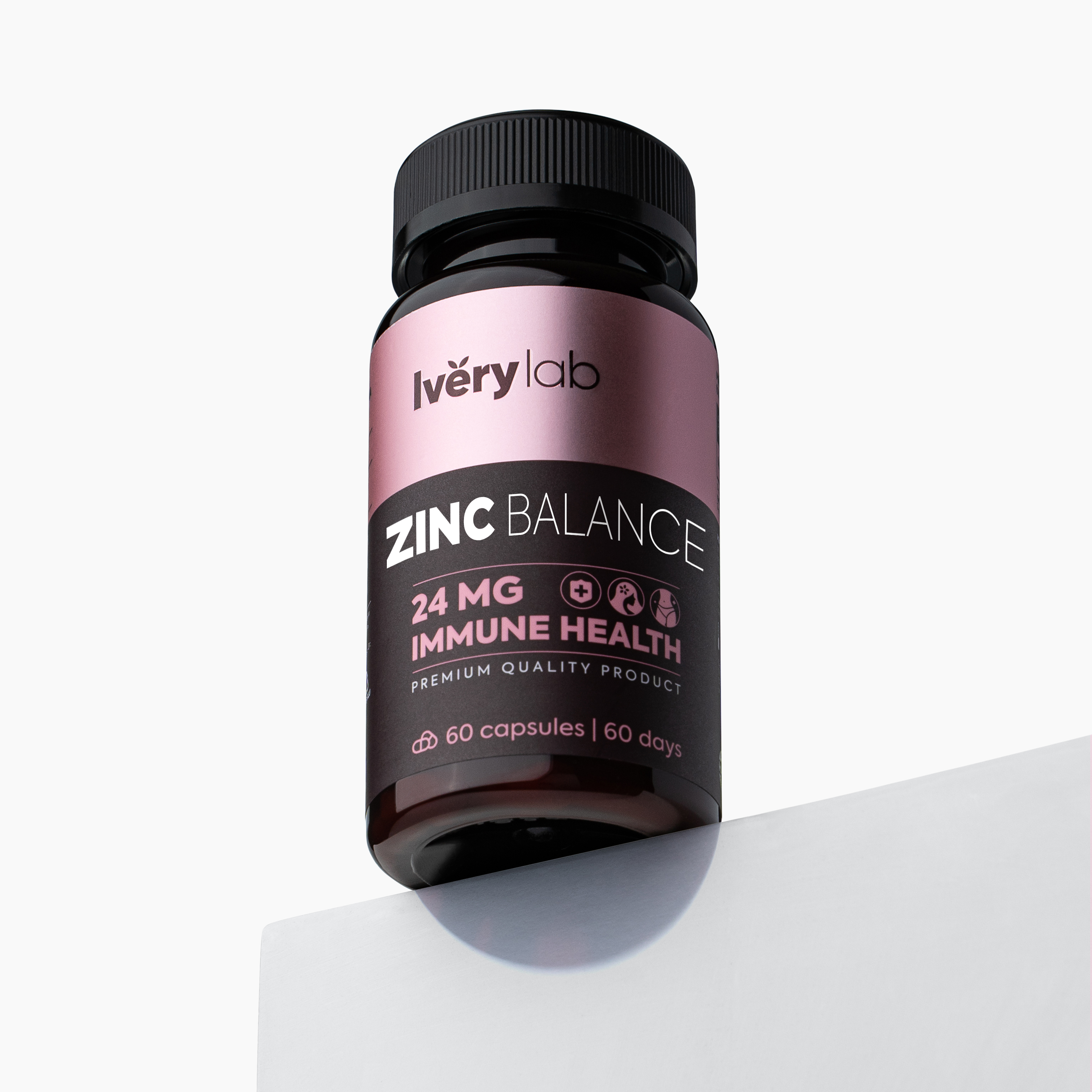 

Цинк цитрат Iverylab Zinc Balance капсулы 24 мг 60 шт.