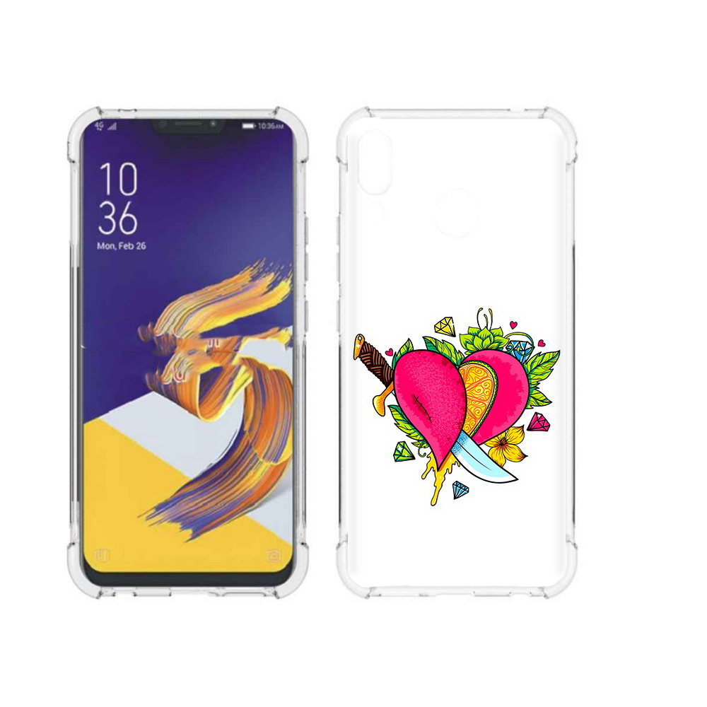 

Чехол MyPads Tocco для Asus ZenFone 5 Фруктовое сердце, Прозрачный, Tocco