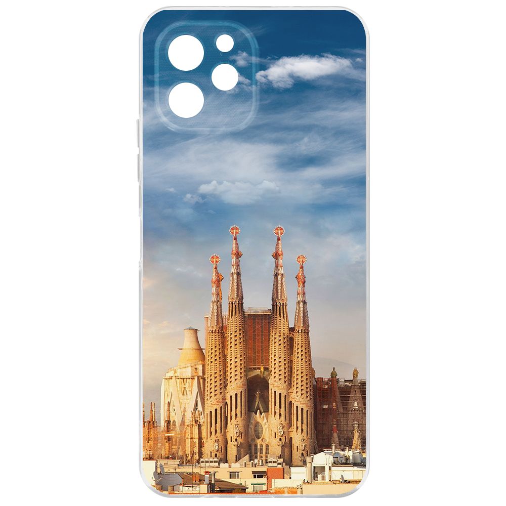 Чехол-накладка Krutoff Clear Case Испания, Саграда Фамилия для Huawei Nova Y61