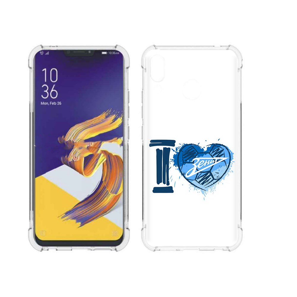 

Чехол MyPads Tocco для Asus ZenFone 5 ФК я люблю зенит, Прозрачный, Tocco
