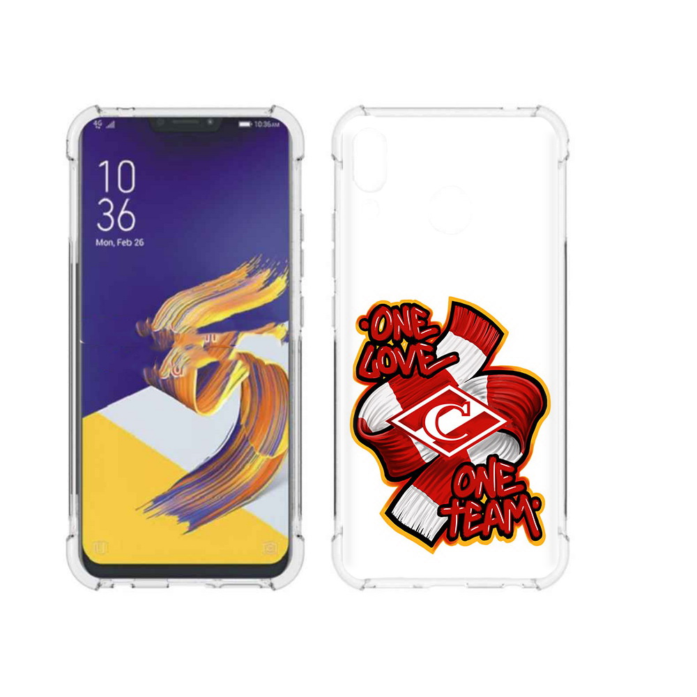 

Чехол MyPads Tocco для Asus ZenFone 5 ФК спарак 1 любовь, Прозрачный, Tocco