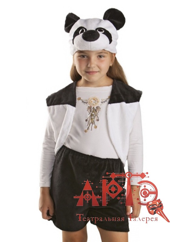 

Костюм "Панда" 4-7 лет (Цв: Белый-Черный ), 89040
