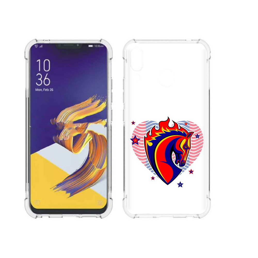 

Чехол MyPads Tocco для Asus ZenFone 5 ФК ЦСЛ Лошадь, Прозрачный, Tocco