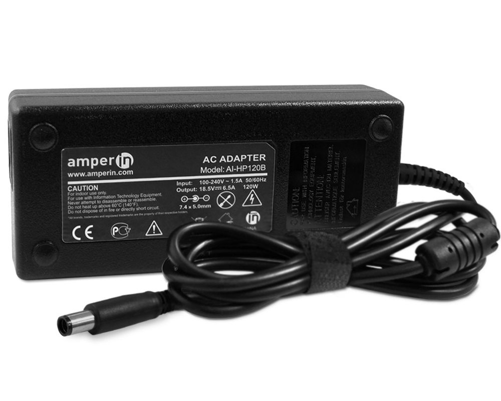 Блок питания Amperin AI-HP120B для ноутбуков HP 18.5V 6.5A 7.4pin