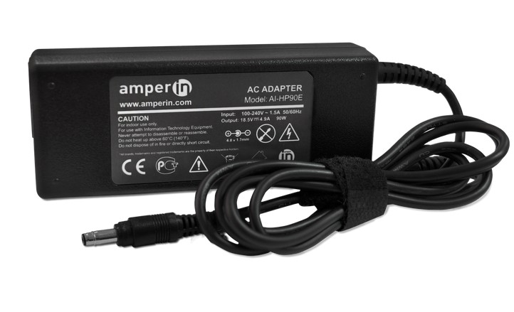 Блок питания Amperin AI-HP90E для ноутбуков HP 18.5V 4.9A 4.8x1.7 (bullet)