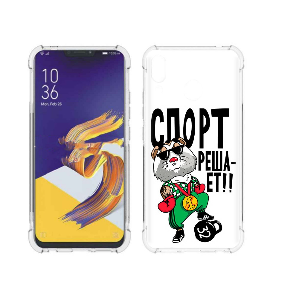 

Чехол MyPads Tocco для Asus ZenFone 5 Спорт решает, Прозрачный, Tocco