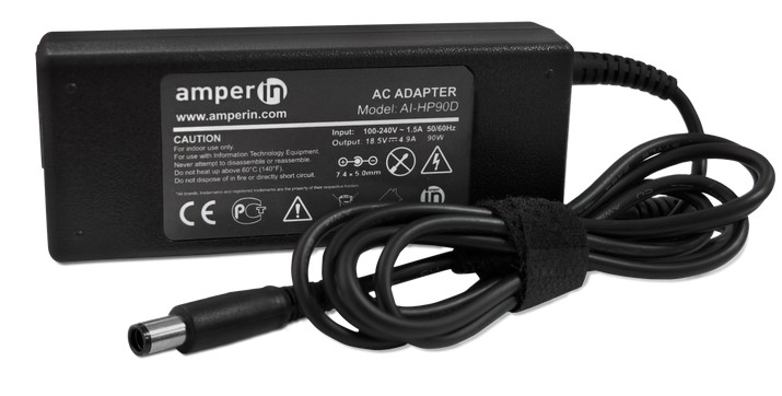 Блок питания Amperin AI-HP90D для ноутбуков HP 18.5V 4.9A 7.4pin