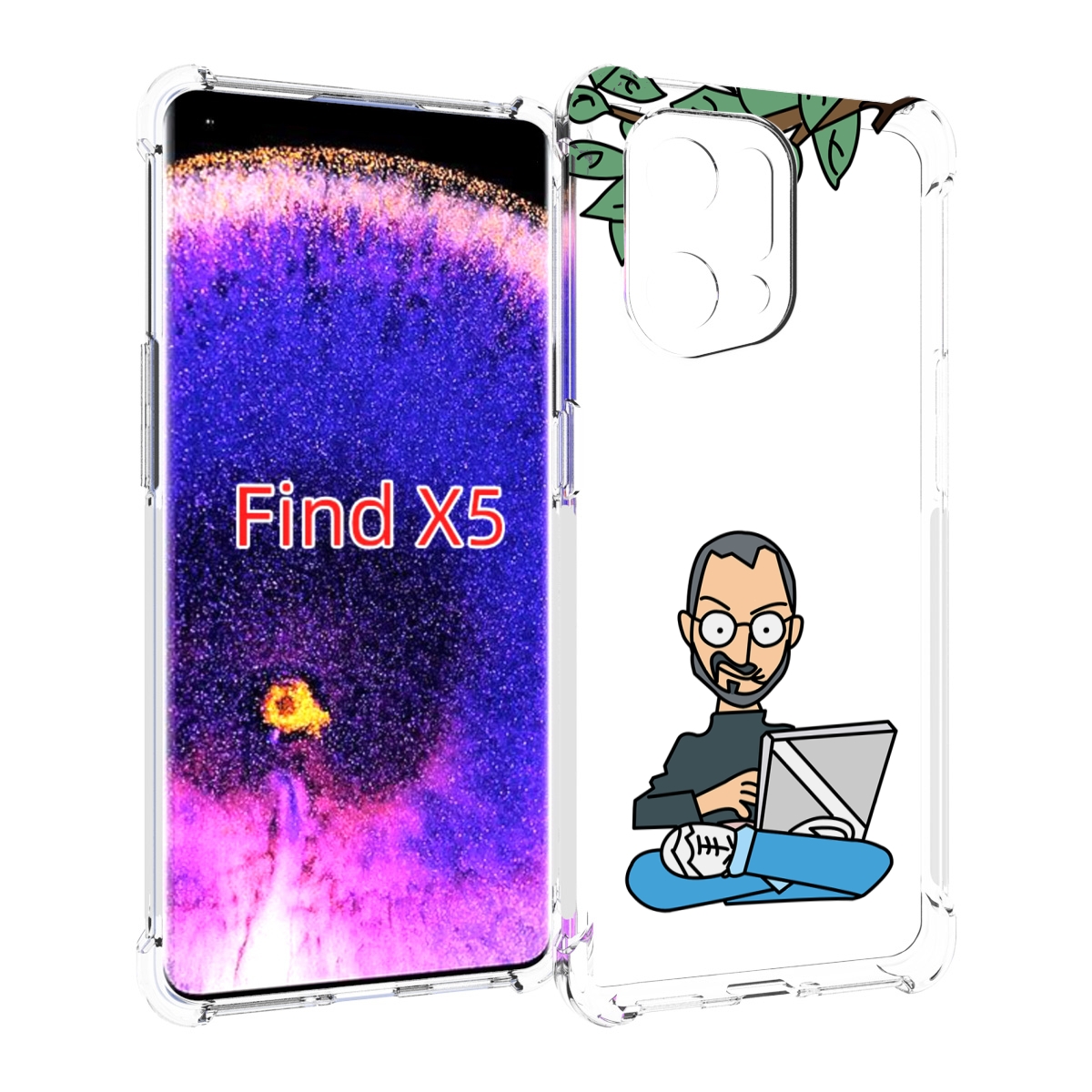 

Чехол MyPads программист для Oppo Find X5, Прозрачный, Tocco
