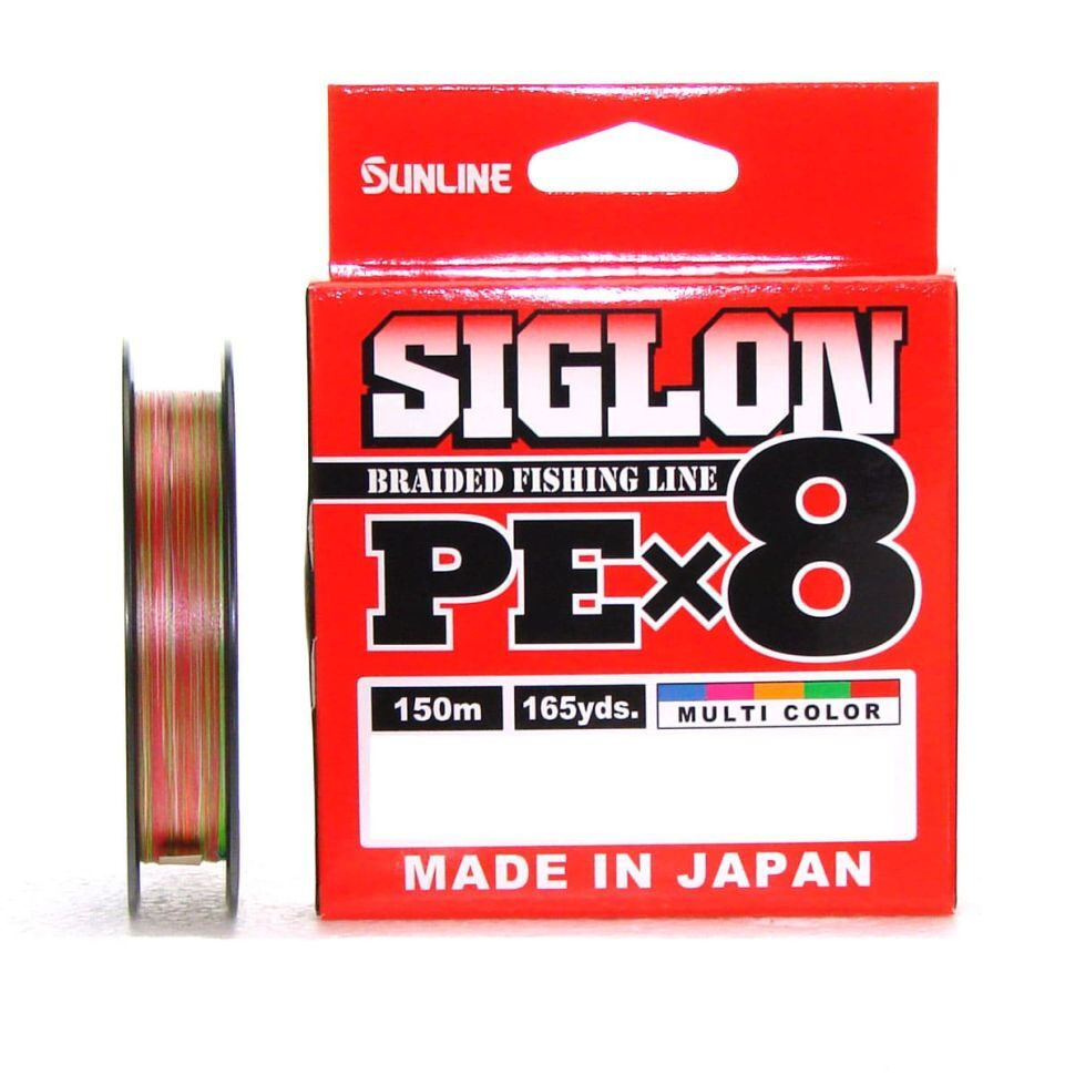 Шнур Sunline Siglon PEx8 Multicolor 150m #1.7/30LB