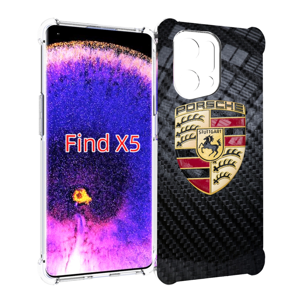 

Чехол MyPads porsche 3 мужской для Oppo Find X5, Прозрачный, Tocco