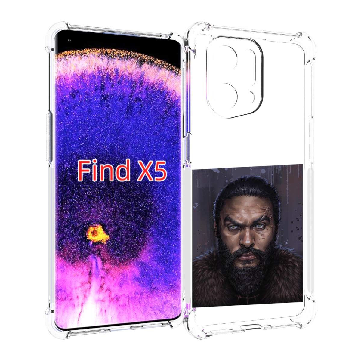 

Чехол MyPads портрет-императора для Oppo Find X5, Прозрачный, Tocco