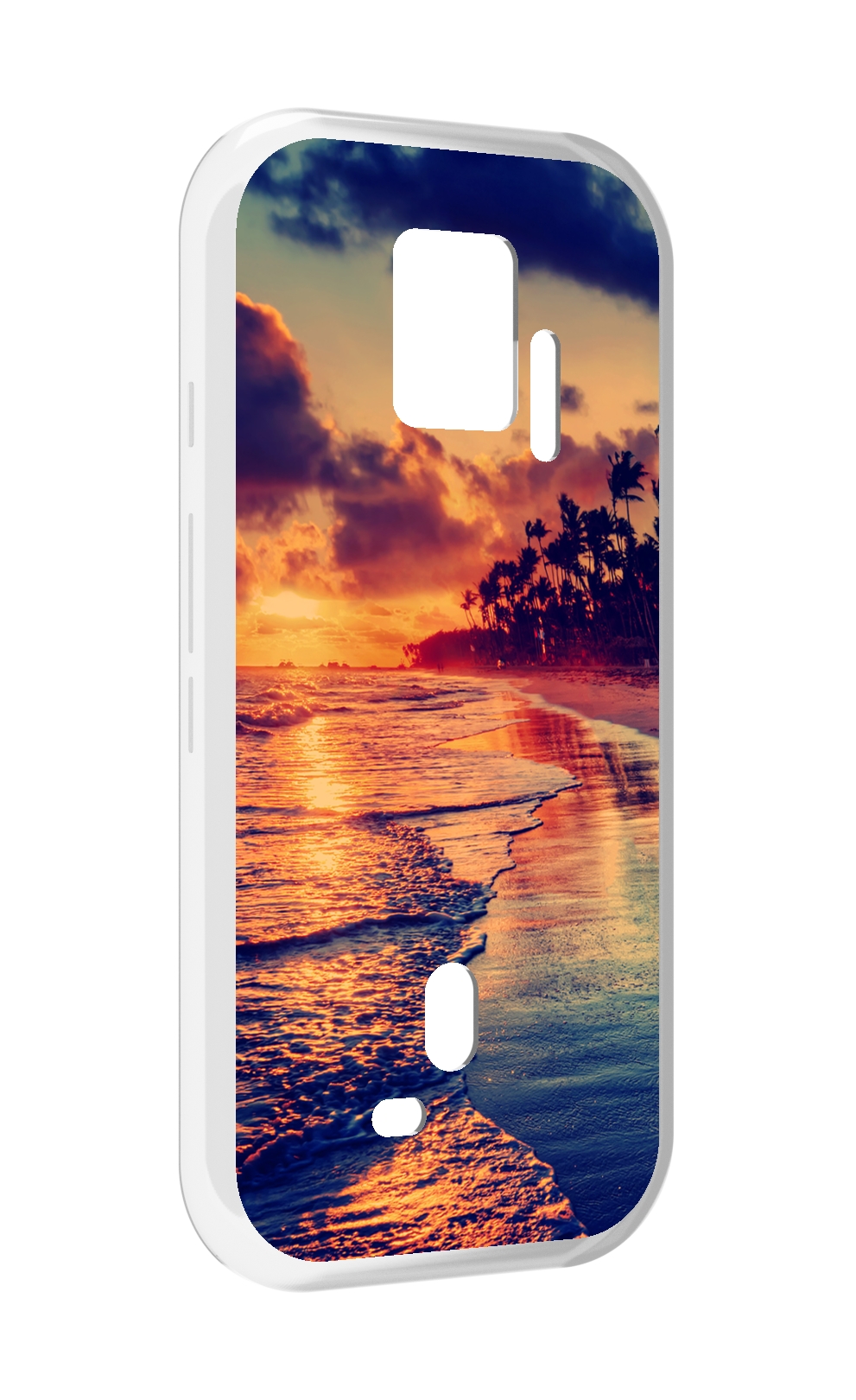 

Чехол MyPads Берег для ZTE Nubia Red Magic 7S Pro, Прозрачный, Tocco
