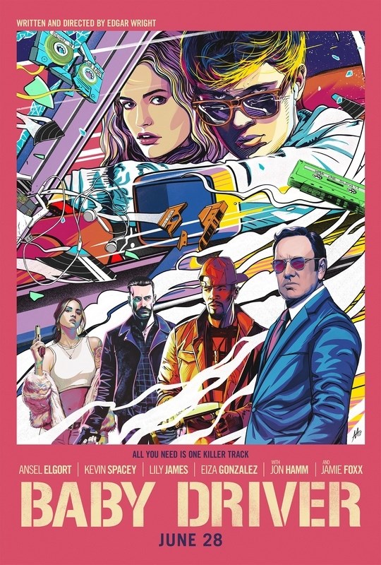 

Постер к фильму "Малыш на драйве" (Baby Driver) A3