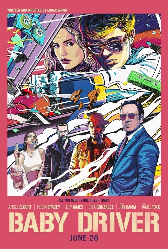 

Постер к фильму "Малыш на драйве" (Baby Driver) Оригинальный 68,6x101,6 см