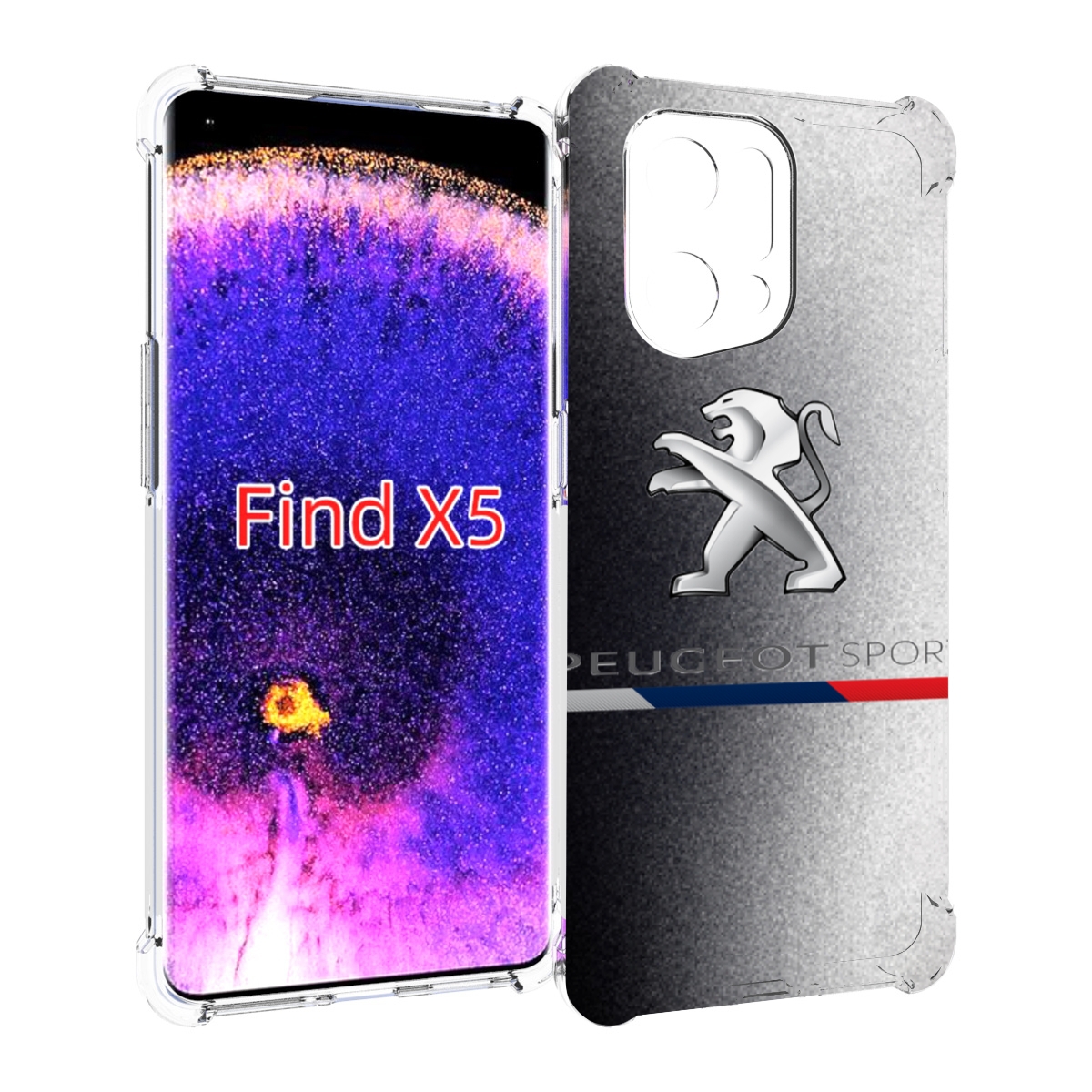 

Чехол MyPads peugeot-1 для Oppo Find X5, Прозрачный, Tocco