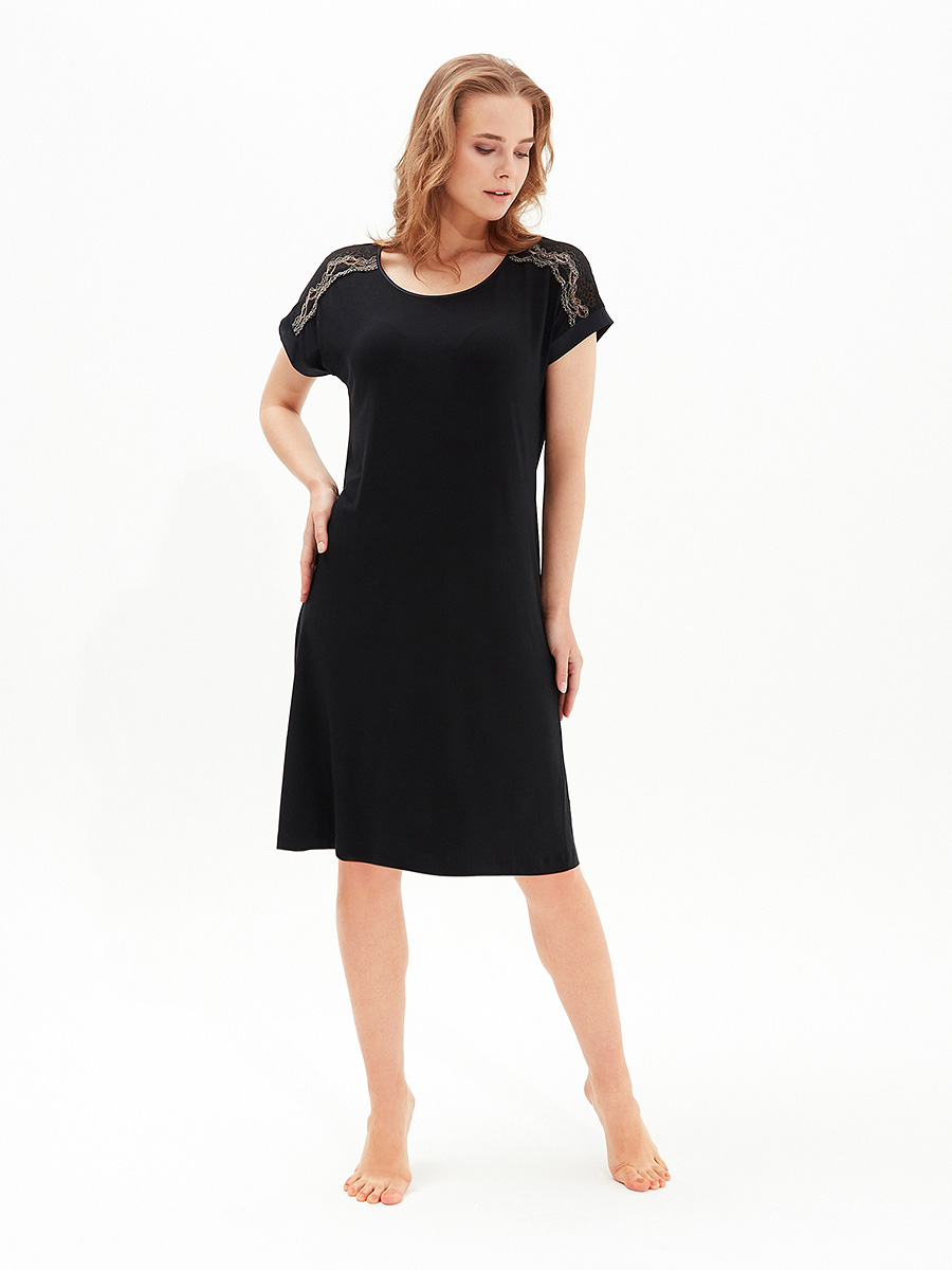 

Ночная сорочка женская BlackSpade BS50504 черная M, BS50504