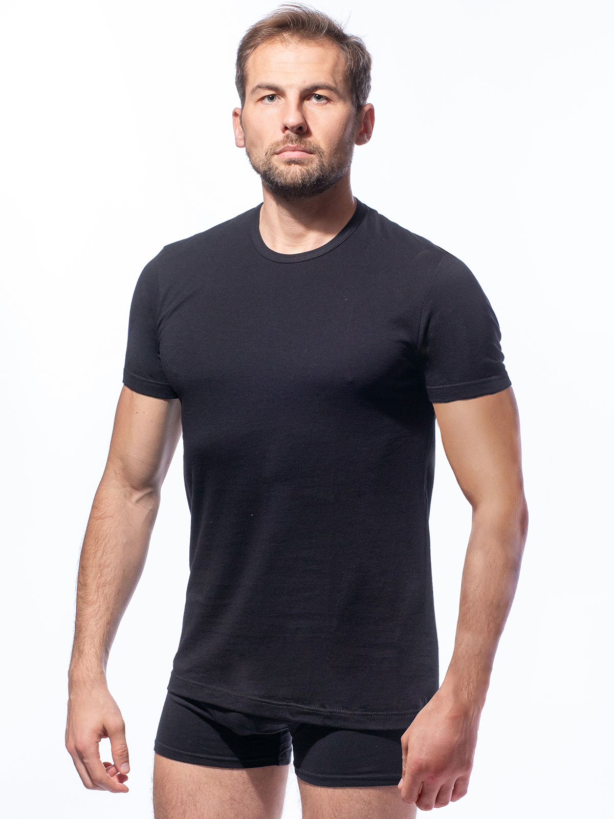

Футболка мужская Pandora PD черная M, PD M004 T-SHIRT GIROCOLLO