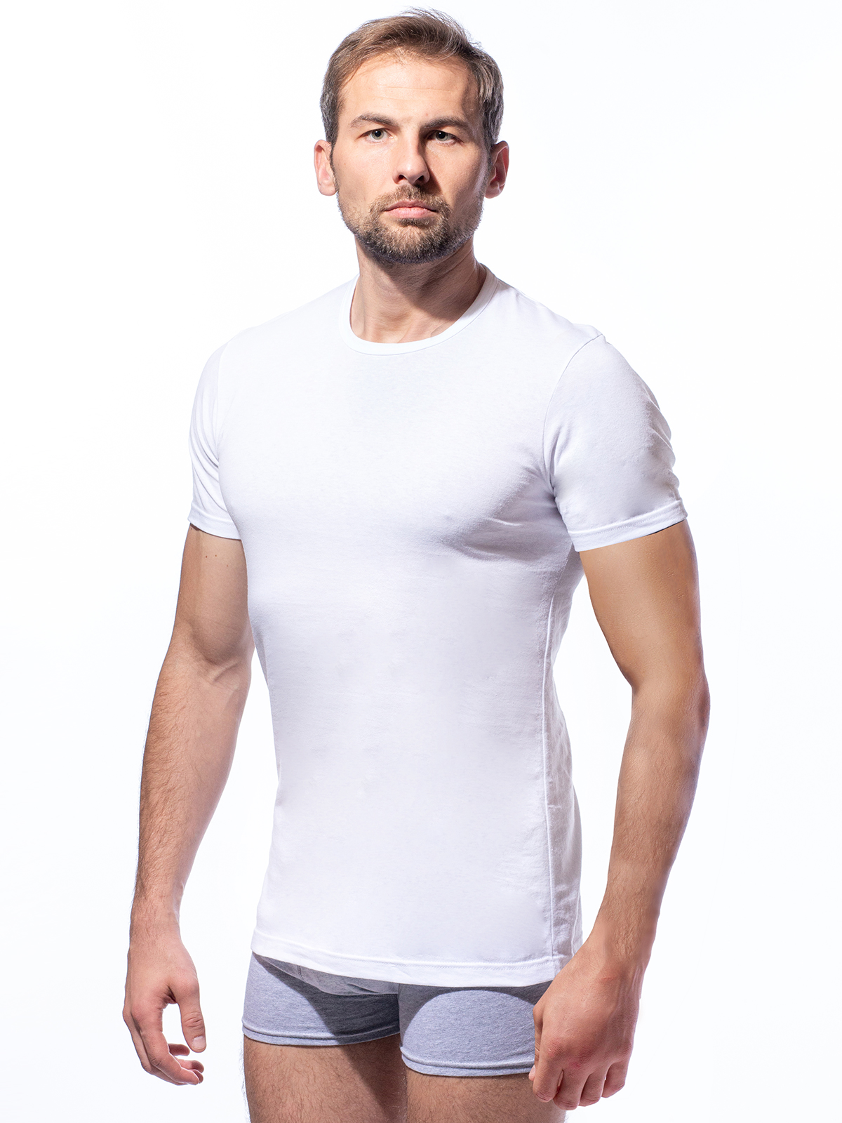 

Футболка мужская Pandora PD белая M, PD M004 T-SHIRT GIROCOLLO