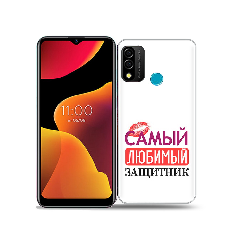 

Чехол MyPads Tocco для BQ 6645L Element любимый защитник, Прозрачный, Tocco