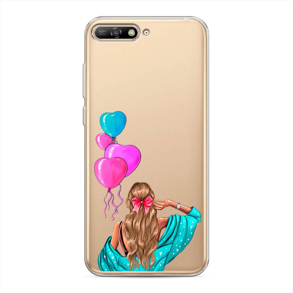 

Чехол Awog на Huawei Y6 2018 "День Рождения", Голубой;розовый;бежевый, 67850-7