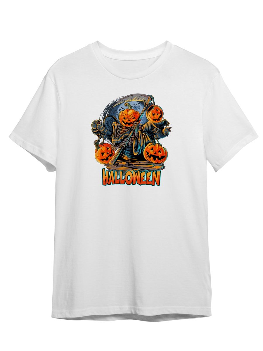 

Футболка унисекс СувенирShop Хеллоуин/Halloween/Тыква/Зомби 43 белая L, Белый, "Хеллоуин/Halloween/Тыква/Зомби" 43