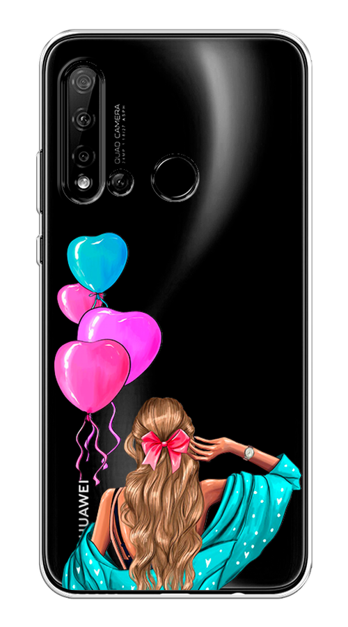 

Чехол Awog на Huawei P20 lite 2019 "День Рождения", Голубой;розовый;бежевый, 69750-7