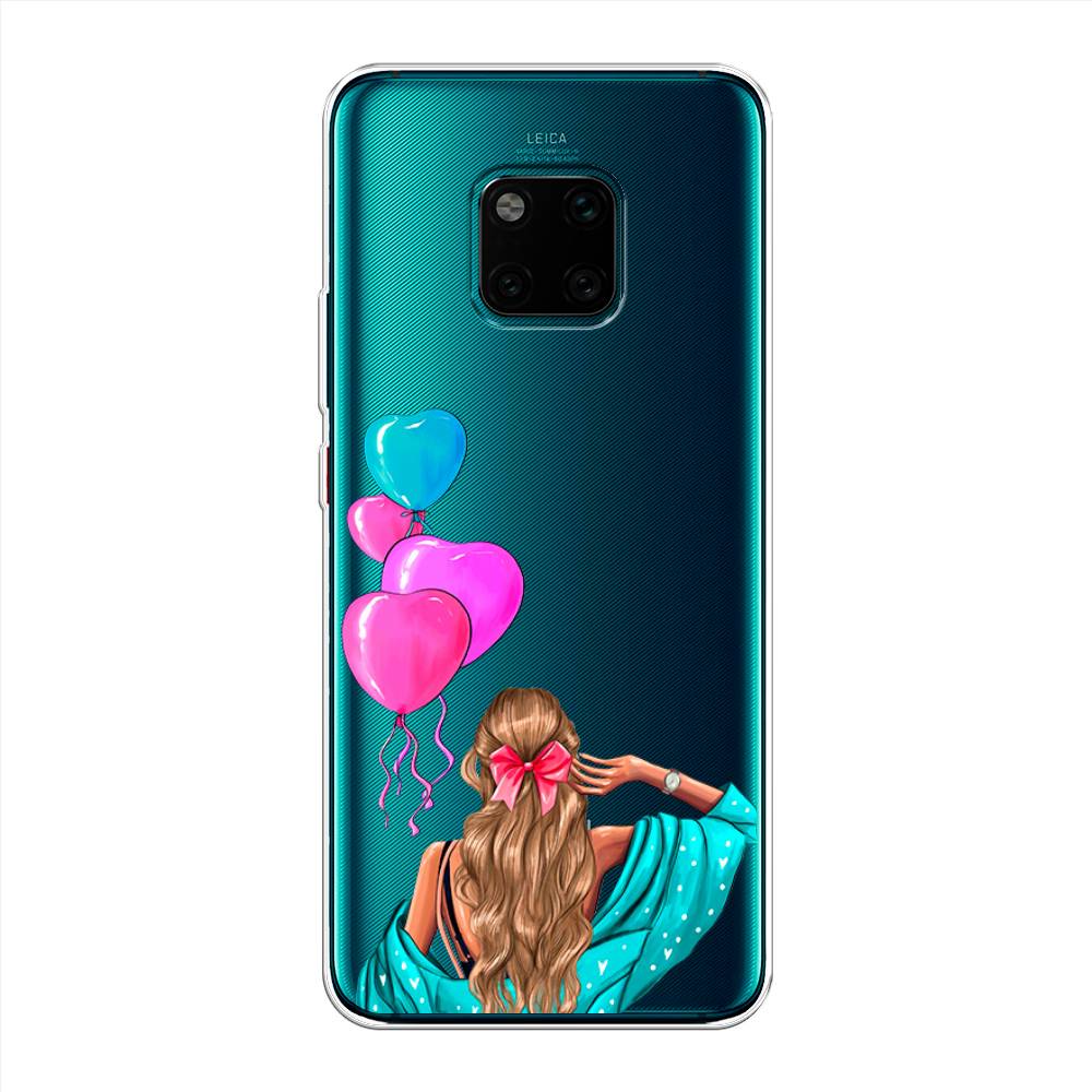 

Чехол Awog на Huawei Mate 20 Pro "День Рождения", Голубой;розовый;бежевый, 67050-7