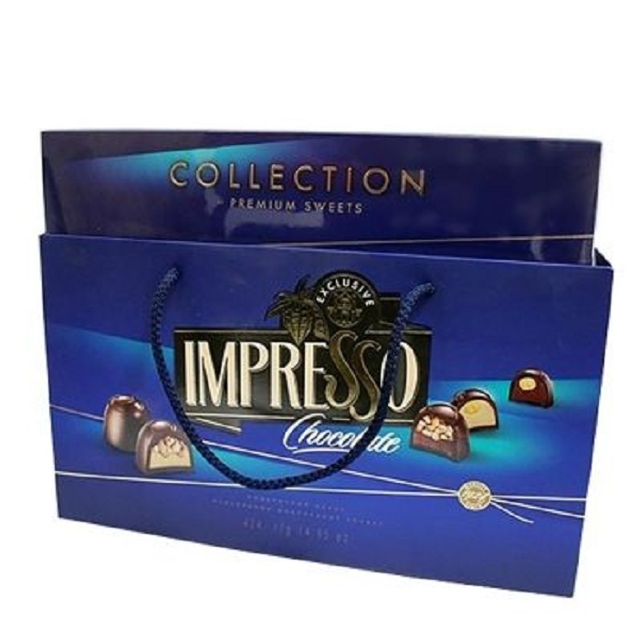 

Набор шоколадных конфет Impresso Премиум. синие Спартак 424г, Синий