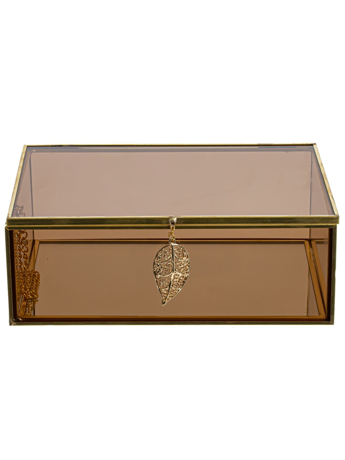 

Шкатулка для хранения Remecoclub, стеклянная, 18,5x14,5x6,5 см, Прозрачный