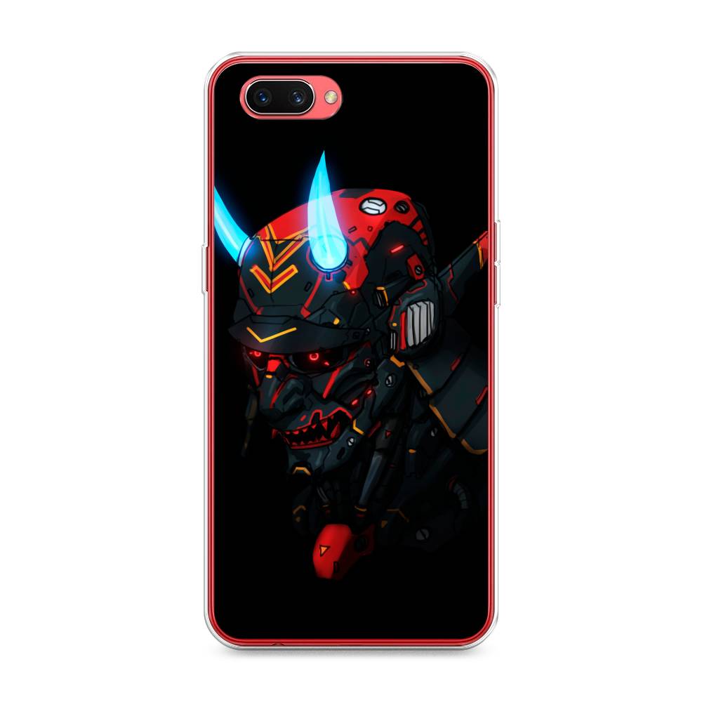 

Чехол Awog на Oppo A3s "Неоновый самурай", Разноцветный, 250650-6