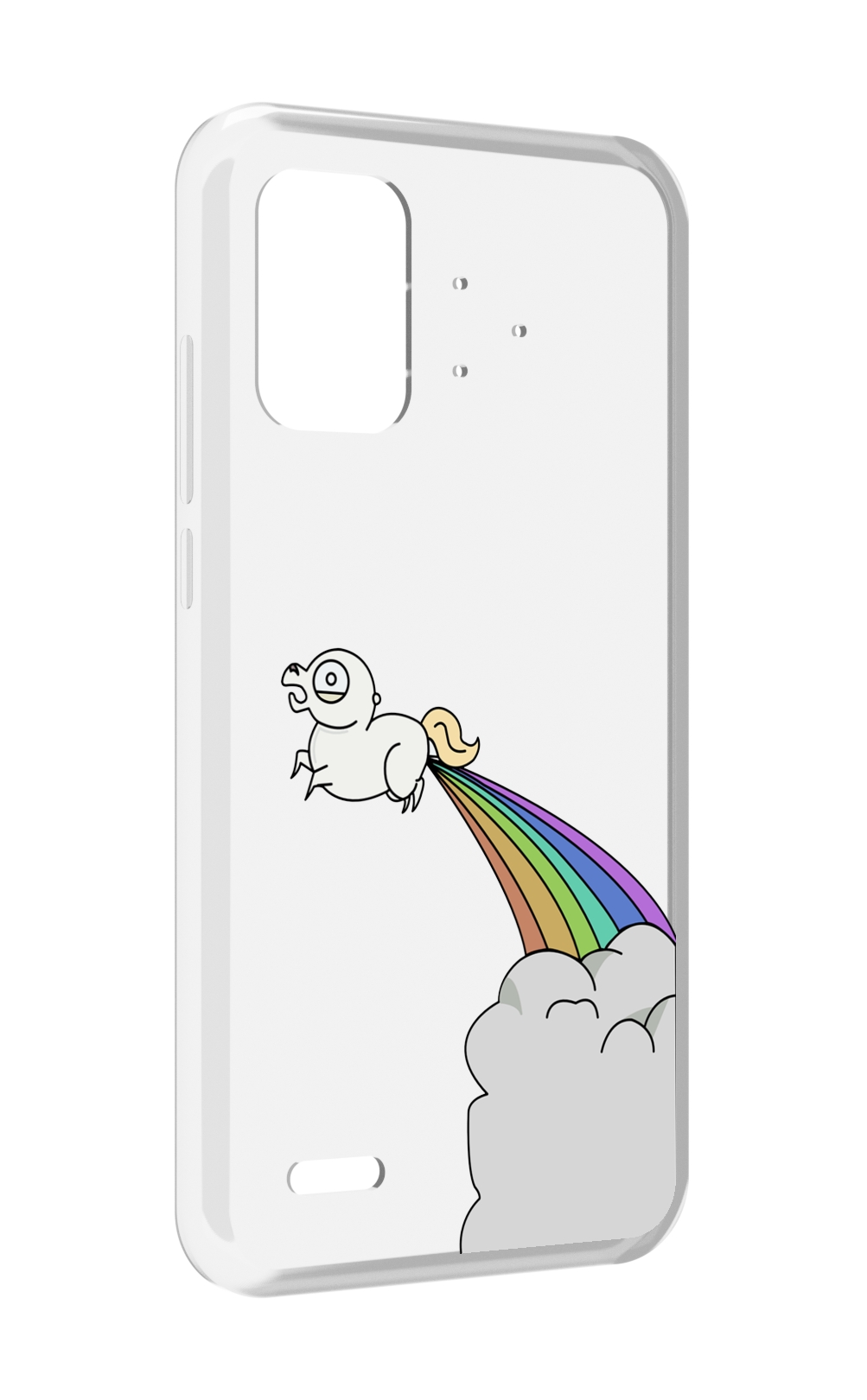 

Чехол MyPads летающее-пони детский для UMIDIGI Bison Pro, Прозрачный, Tocco