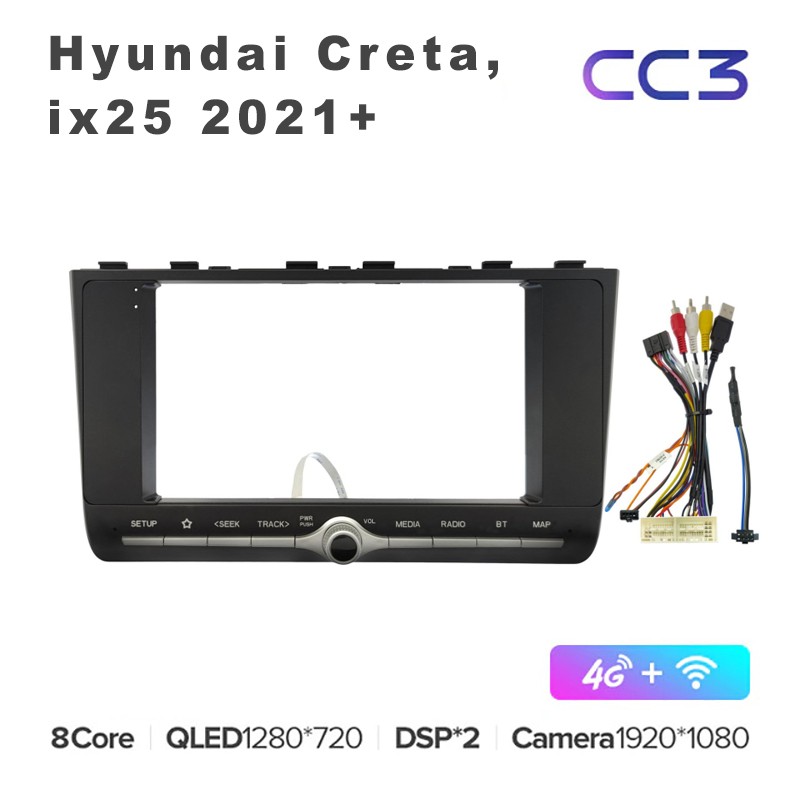 Штатная магнитола TEYES CC3 9 для Hyundai Creta ix25 2021 332G 4276000₽