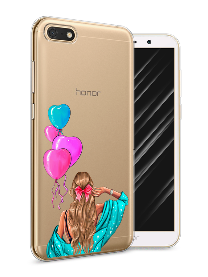 

Чехол Awog на Honor 7A "День Рождения", Голубой;розовый;бежевый, 65250-7