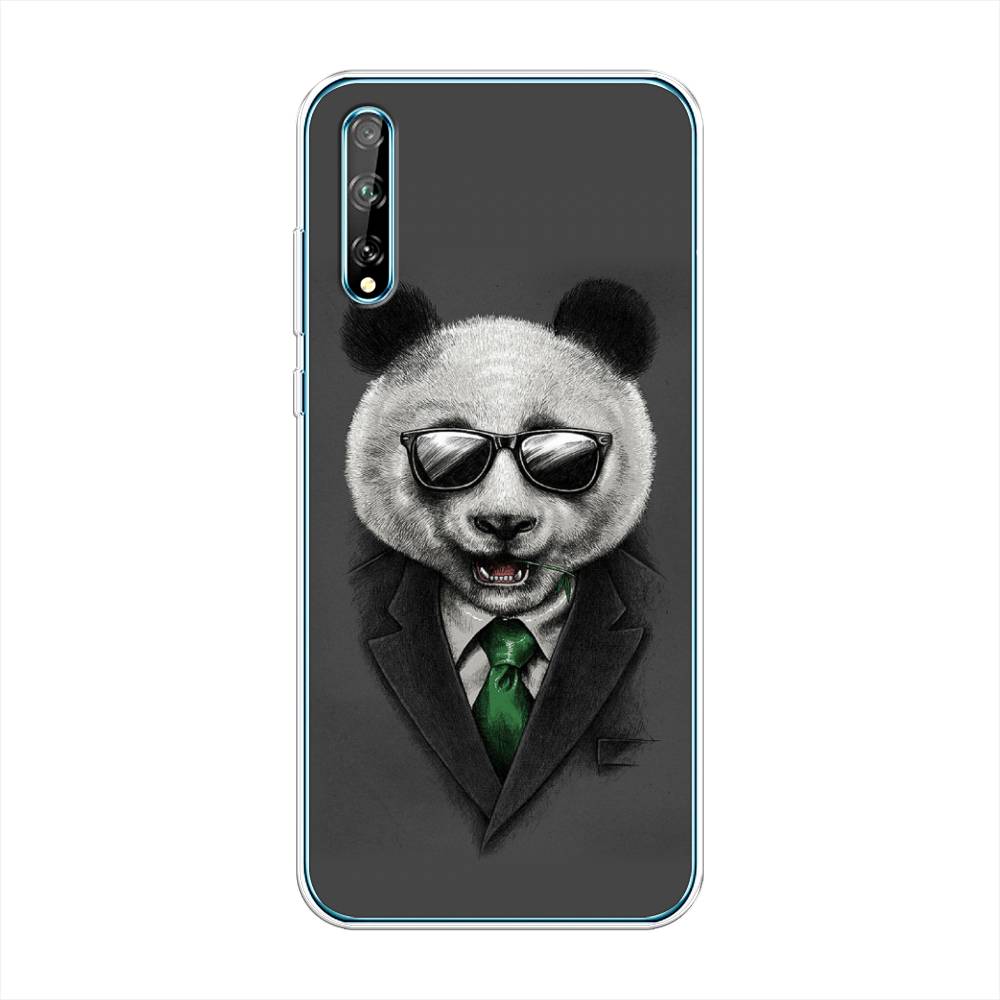 

Чехол Awog на Huawei Y8p "Деловая панда", Серый;зеленый, 6103450-10