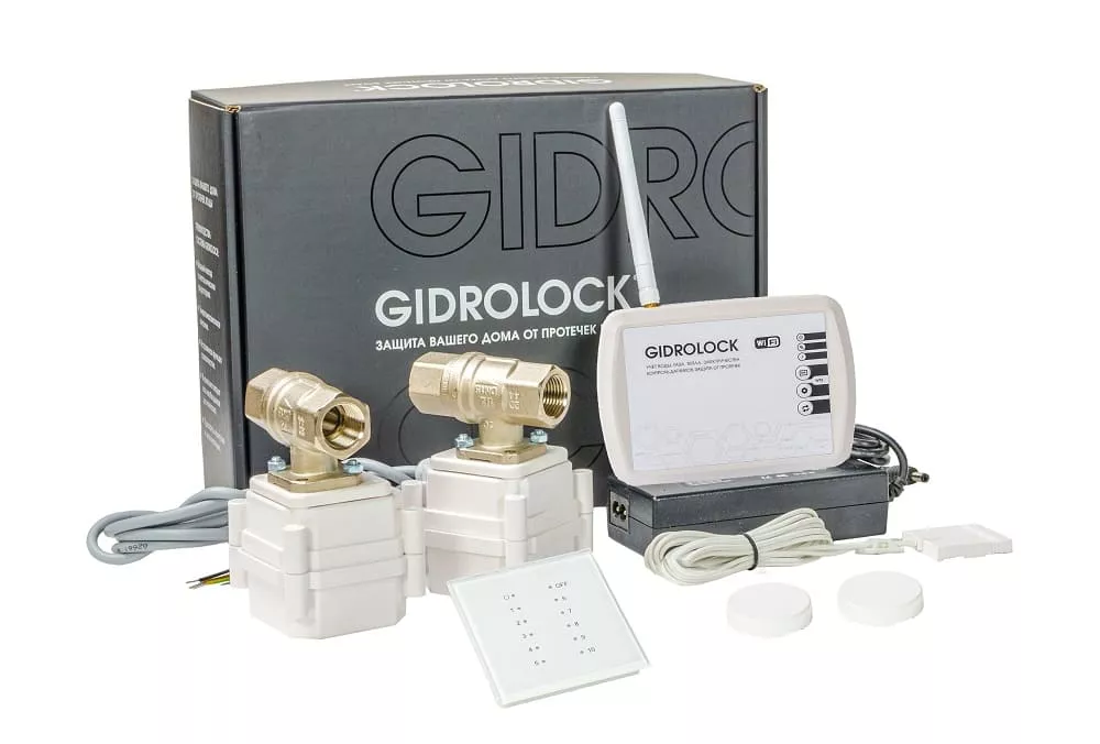 

Комплект Gidrolock RADIO + WI-FI 3/4 (37101022)