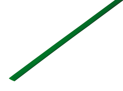 фото Термоусаживаемая трубка rexant 3,5/1,75 мм, зеленая, упаковка 50 шт. по 1 м