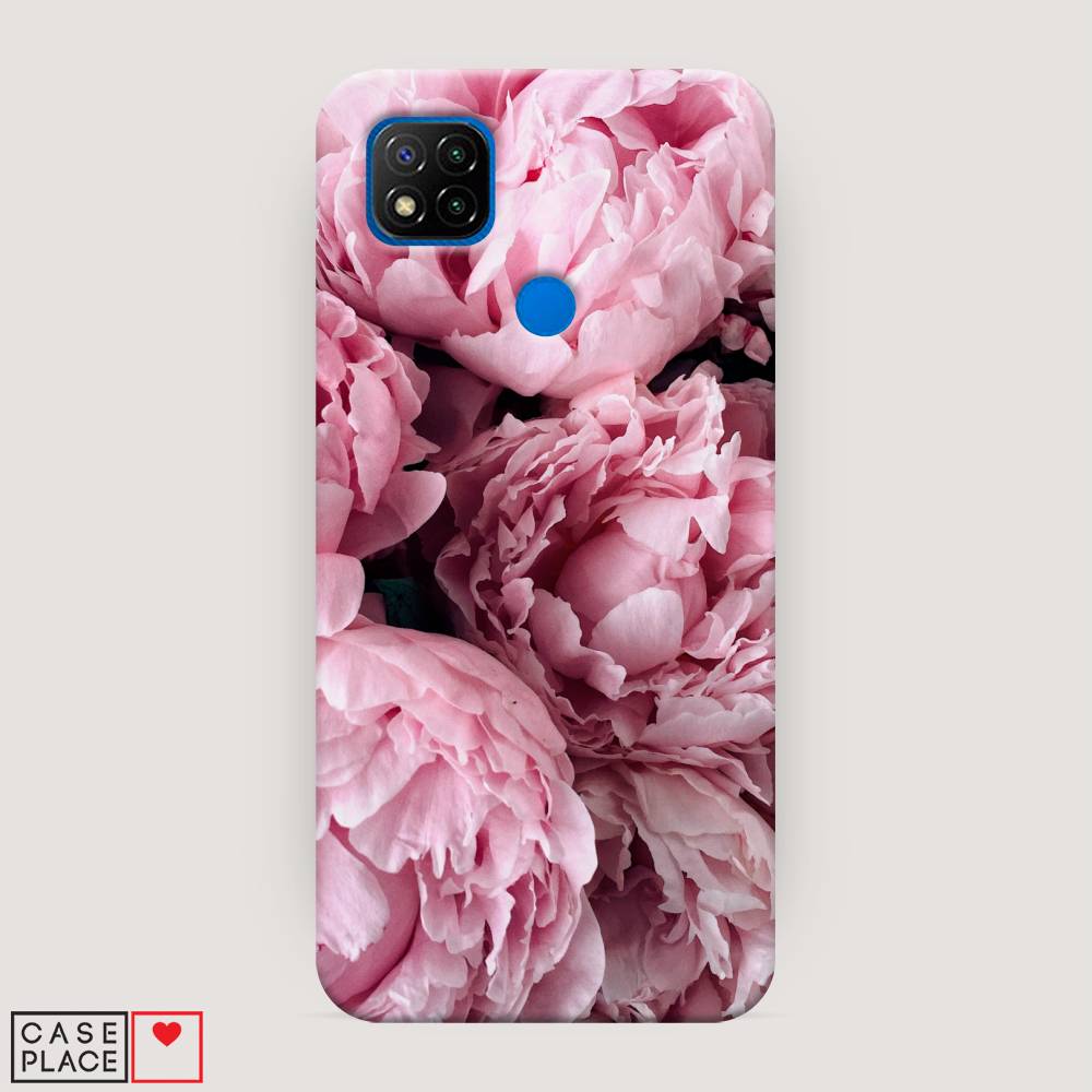 

Пластиковый чехол "Нежные пионы" на Xiaomi Redmi 9C, 39020-6