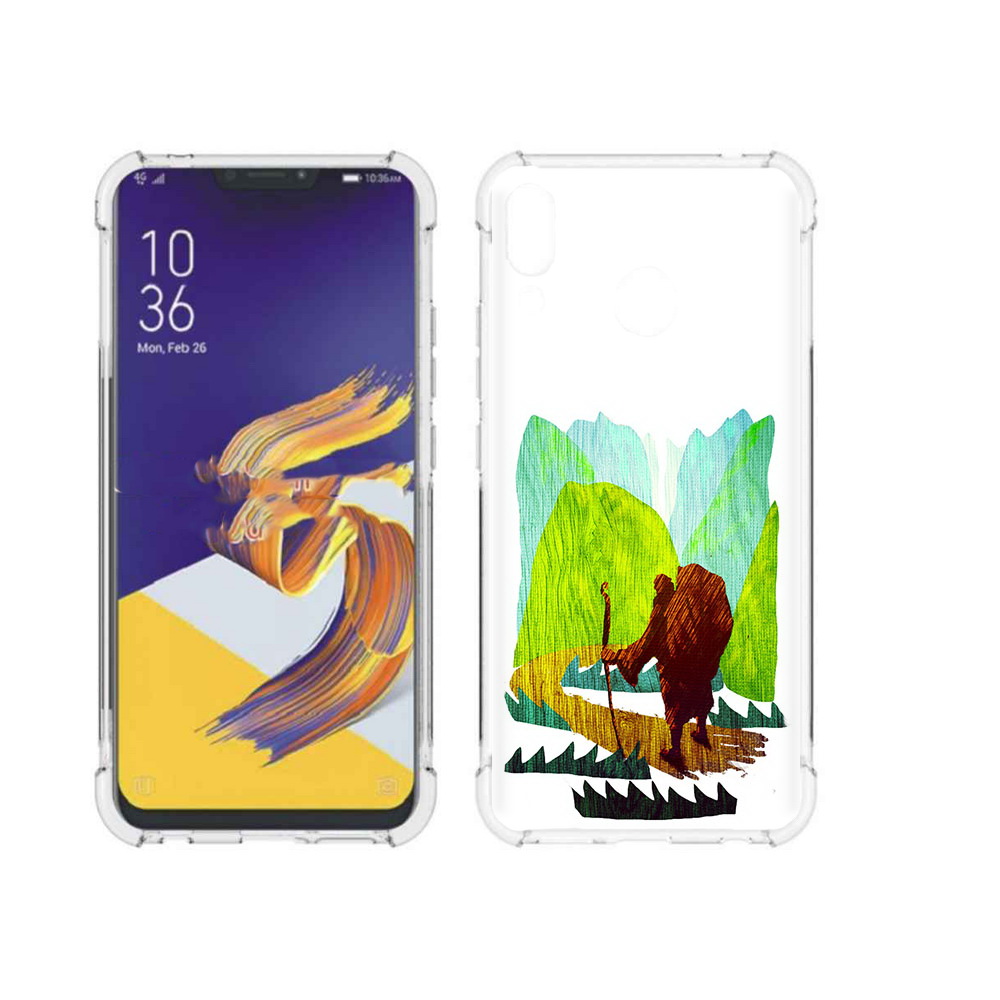 

Чехол MyPads Tocco для Asus ZenFone 5 Лесная тропа, Прозрачный, Tocco