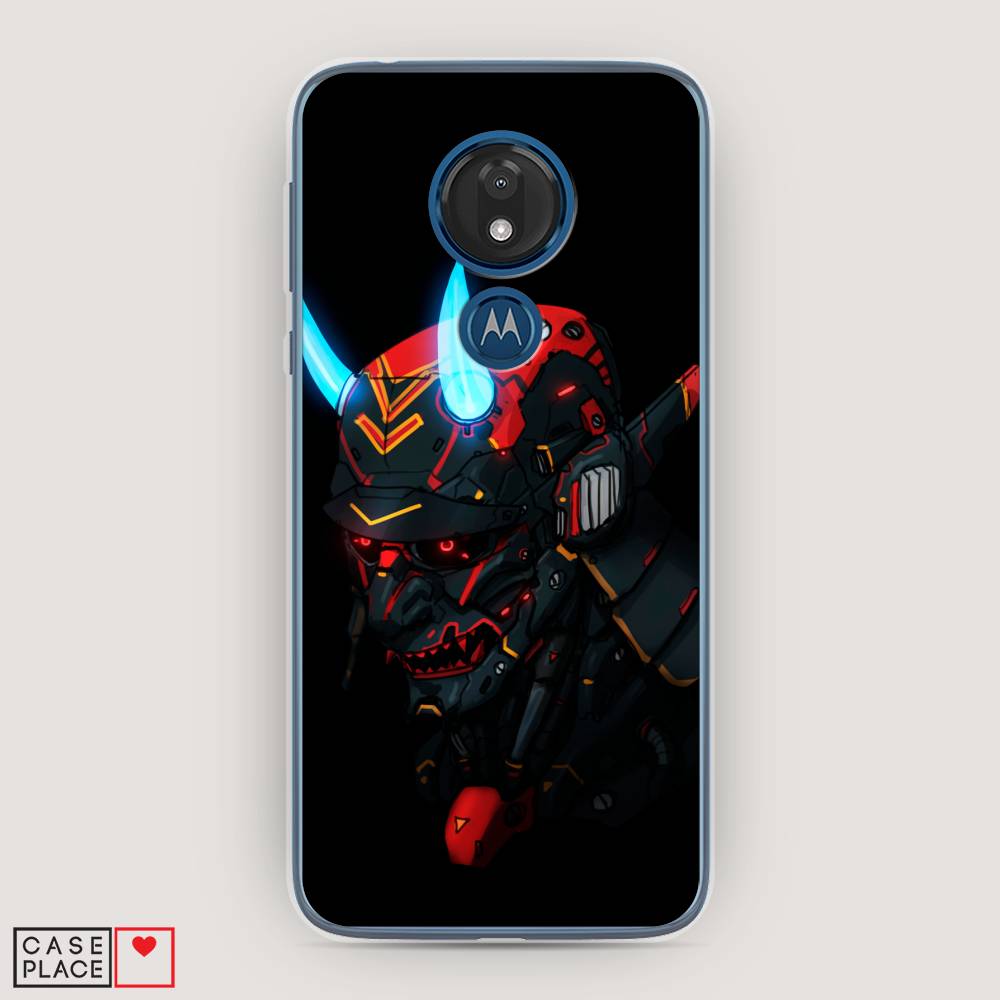 

Чехол Awog на Motorola Moto G7 / Моторола Мото G7 "Неоновый самурай", Разноцветный, 241150-6
