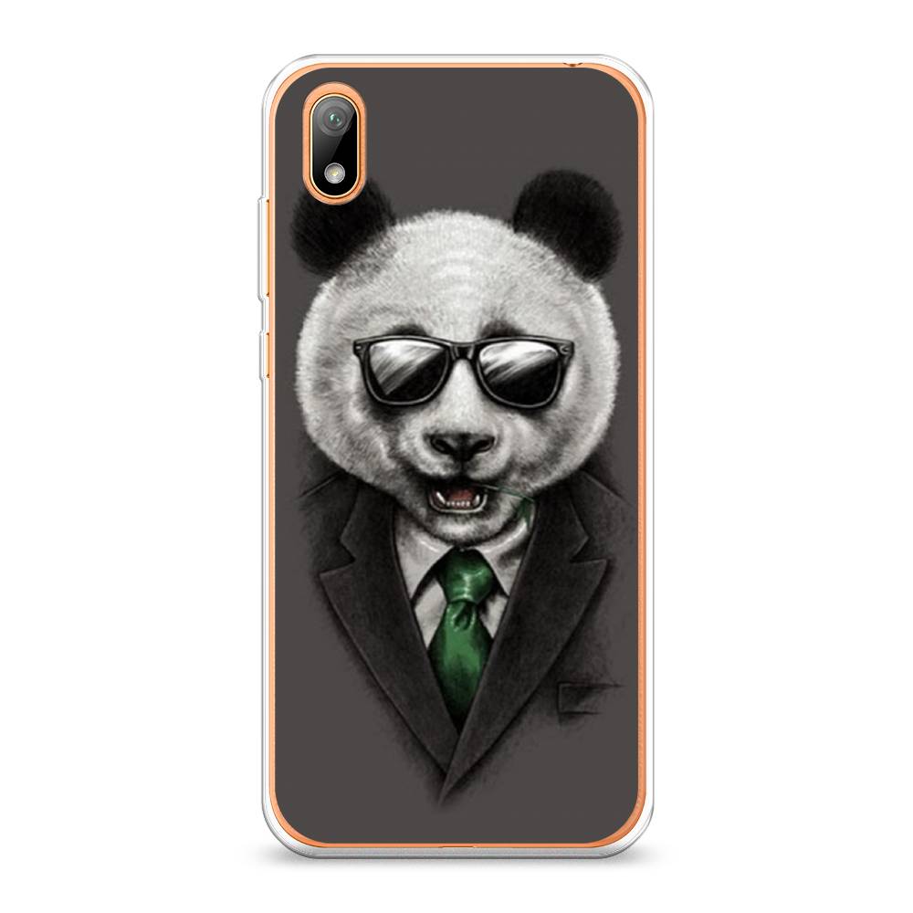 фото Чехол awog "деловая панда" для huawei y5 2019