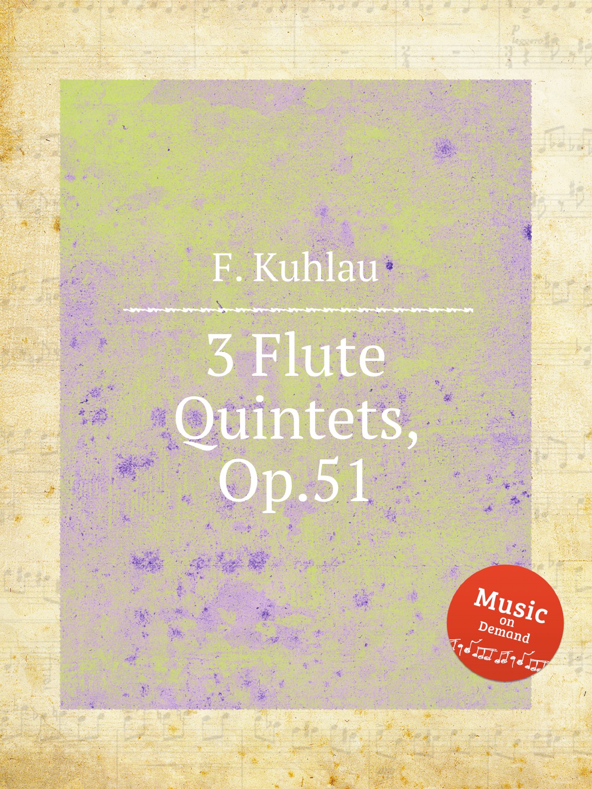 

3 Flute Quintets, Op.51
