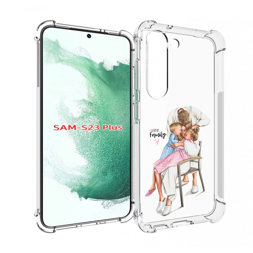 

Чехол MyPads Super-family для Samsung Galaxy S23 Plus +, Прозрачный, Tocco