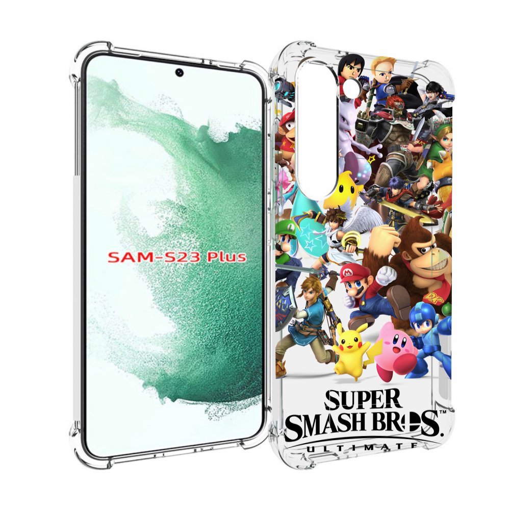 

Чехол MyPads Super Smash Bros для Samsung Galaxy S23 Plus +, Прозрачный, Tocco