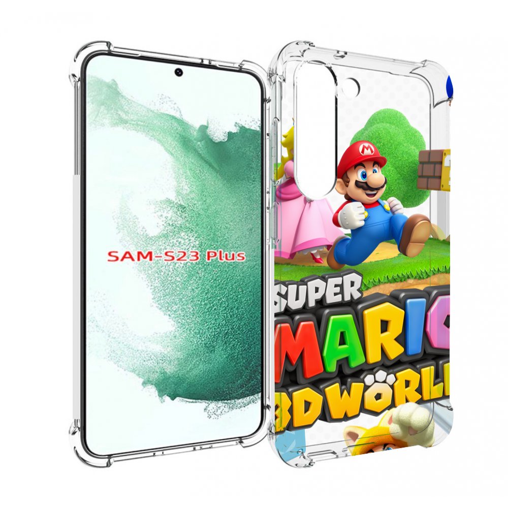 

Чехол MyPads Super Mario 3D World для Samsung Galaxy S23 Plus +, Прозрачный, Tocco