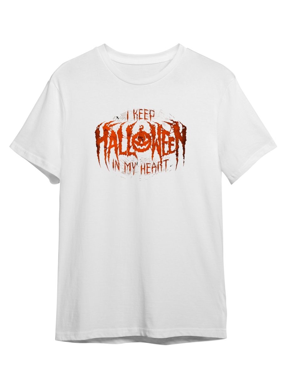 Футболка унисекс СувенирShop Хеллоуин/Halloween/Тыква/Зомби 38 белая S