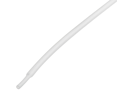 фото Термоусаживаемая трубка rexant 2,0/1,0 мм, белая, упаковка 50 шт. по 1 м