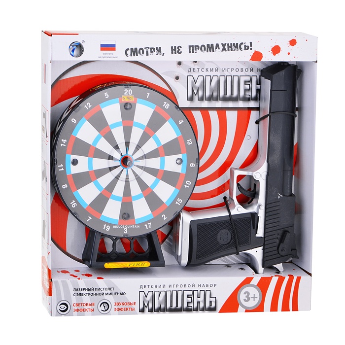 Тир Tongde набор 34Н-XZ Мишень на батарейках 989773/ 34Н-XZ