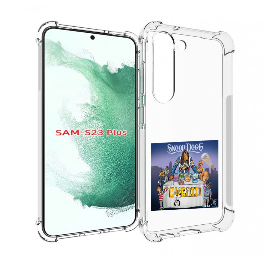 

Чехол MyPads Snoop Dogg COOLAID для Samsung Galaxy S23 Plus +, Прозрачный, Tocco