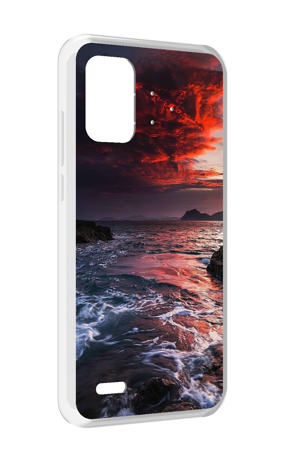 

Чехол MyPads красивый залив для UMIDIGI Bison Pro, Прозрачный, Tocco