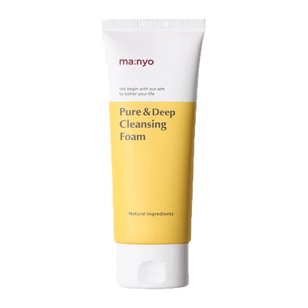 Пенка Маньо для глубокого очищения пор Manyo Pure Deep Cleansing Foam 200 мл aravia professional пенка для умывания с муцином улитки и зелёным чаем snail foam cleanser